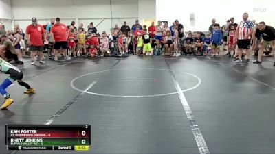 48 lbs Round 1 (4 Team) - Kam Foster, U2 Journeymen Uprising vs Rhett Jenkins, Buffalo Valley WC