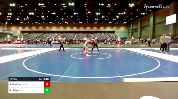 157 lbs Round Of 32 - Jaden Madden, Simpson University vs AJ Raya, California Baptist University