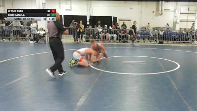 132 lbs Consi Of 64 #2 - Wyatt Lees, MI vs Eric Casula, OK