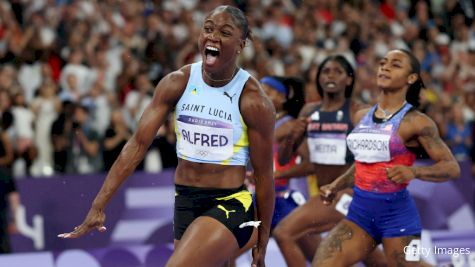 Julien Alfred Wins Olympic Gold in 100m, Sha'Carri Richardson Takes Silver