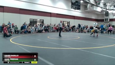 71-76 lbs Quarterfinal - Hank Freeman, Avon WC vs Xavier Badillo, River Rats