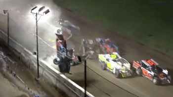 Massive Multi-Car Crash At Fonda Speedway