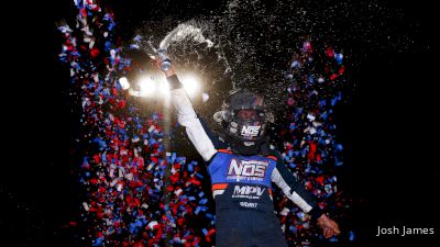 Justin Grant Reacts After Indiana Sprint Week Win At Tri-State Speedway