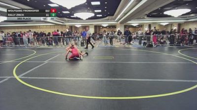 106 lbs 3rd Place - Wolfgang Fronhofer, Beat The Streets LA vs Rally Zinck, All I See Is Gold Academy