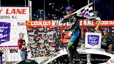 Treyten Lapcevich Reacts After Becoming First International Driver To Win At North Wilkesboro