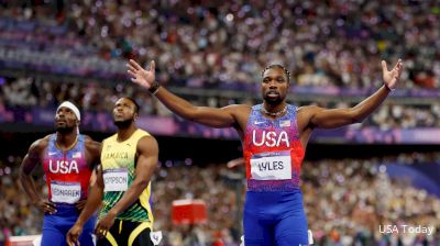Noah Lyles Wins The Olympic 100 Meter Championship In Paris