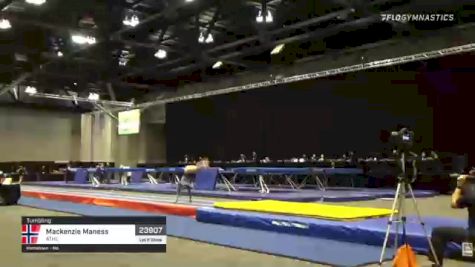 Mackenzie Maness - Tumbling, ATHL - 2021 USA Gymnastics Championships