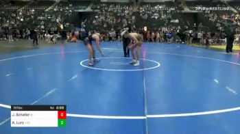 157 lbs 3rd Place - Jaxon Schafer, Boone Central vs Ashton Lurz, Valentine Wrestling Club