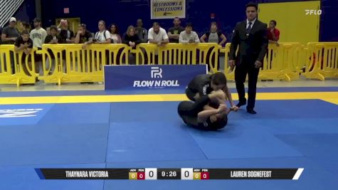 Lauren Sognefest vs Thaynara Victoria 2025 Pan IBJJF Jiu-Jitsu No-Gi Championship