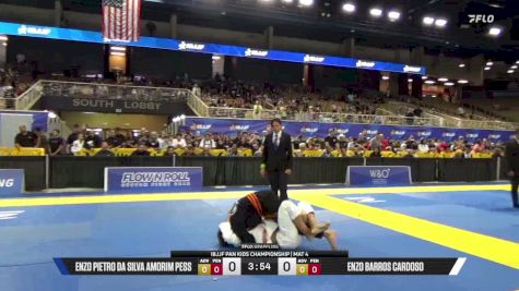 Enzo Pietro Da Silva Amorim Pess vs Enzo Barros Cardoso 2026 Pan Kids Jiu-Jitsu IBJJF Championship