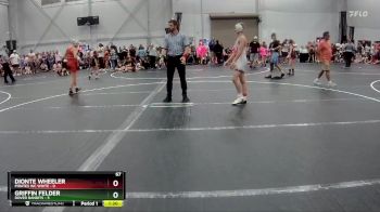 113 lbs Placement (4 Team) - Dionte Wheeler, Pirates WC White vs Griffin Felder, Dover Bandits