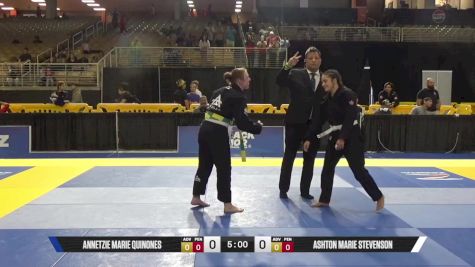 Ashton Marie Stevenson vs Annetzie Marie Quinones 2025 Pan Jiu Jitsu IBJJF Championship