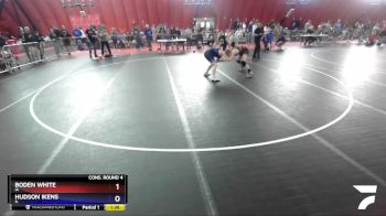 145 lbs Cons. Round 4 - Boden White, IA vs Hudson Ikens, IL