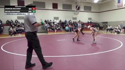 125 lbs Round 1 (3 Team) - Charlee McCurdy, Marion vs Brynn Hoeppner, Mount Vernon