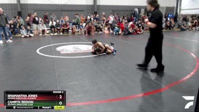 71-74 lbs Round 2 - Camryn Reeson, Olympia Wrestling Club vs Smamantha Jones, Ascend Wrestling Academy