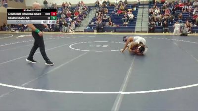 157 lbs Cons. Round 3 - Armando Ramirez-Silva, Southwestern Oregon Community College vs Damon Gasilos, Linfield University