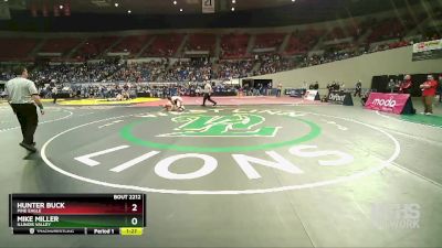 2A/1A-113 1st Place Match - Mike Miller, Illinois Valley vs Hunter Buck, Pine Eagle