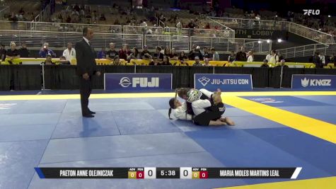 Maria Moles Martins Leal vs Paeton Anne Olejniczak 2025 Pan Jiu Jitsu IBJJF Championship