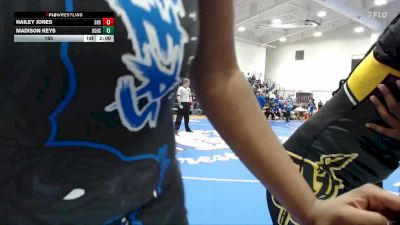 165 lbs Semis & 1st Wb (8 Team) - Madison Keys, Oak Grove High School vs Hailey Jones, Saltillo High School Girls