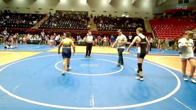 130 lbs 3rd Place - Gauge Vogel, Pryor Tigers vs Jonathan Valadez, Dark Cloud Wrestling Club