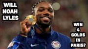 Will Noah Lyles Win 4 Golds In Paris? Let's See What Fans Think.