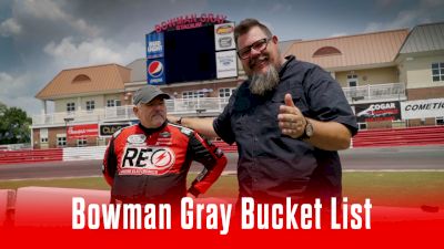 Kevin Hughes Living Out Bucket List at Bowman Gray Stadium