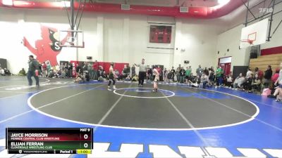 86 lbs Cons. Round 2 - Elijah Ferran, Cloverdale Wrestling Club vs Jayce Morrison, Monroe Central Club Wrestling