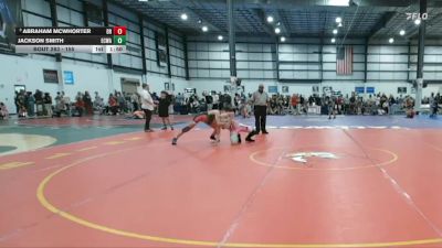 155 lbs Cons. Semi - Jackson Smith, East Carolina Wrestling Academ vs Abraham McWhorter, Boone RTC