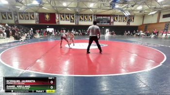 125 lbs Quarterfinal - Eczequiel Jaurrieta, Fresno City College vs Daniel Arellano, Sacramento City College