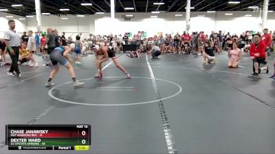 110 lbs Round 1 (4 Team) - Chase Janawsky, Mat Warriors Red vs Dexter Ward, U2 Upstate Uprising