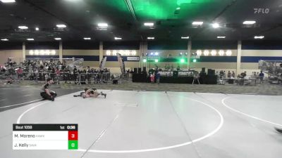 73 lbs Consolation - Matthew Moreno, Hawkeye WC vs Jessie Kelly, Savage House WC