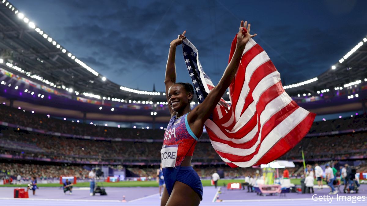 Former Cheerleader Jasmine Moore Shines To Become 2x Olympic Medalist