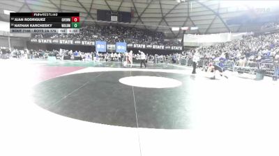 Boys 2A 175 lbs Champ. Round 1 - Nathan Karchesky, Woodland vs Juan Rodriguez, Grandview