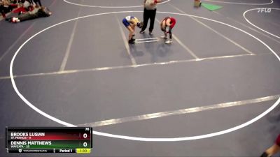 76 lbs Round 3 (4 Team) - Dennis Matthews, Wayzata vs Brooks Lusian, St. Francis