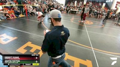 85+ Round 1 - Merritt Evans, Riverton USA Wrestling vs Griffin Mayton, Cody Wrestling Club