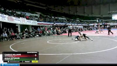 106 lbs Quarterfinals (16 Team) - Bodhi Detwiler, Eastern View vs Charlie Williams, Hempfield (PA)