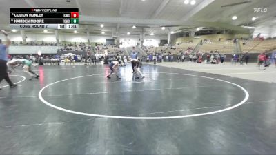 90 lbs Cons. Round 2 - Kamden Moore, Fairview Jackets Youth Wrestling vs Colton Hunley, Halls Wrestling