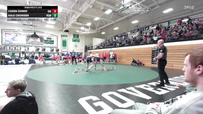 175 lbs Placement Matches (8 Team) - Caden Zomer, Bon Homme/Avon vs Kale Crowser, Philip/Kadoka Area/Wall