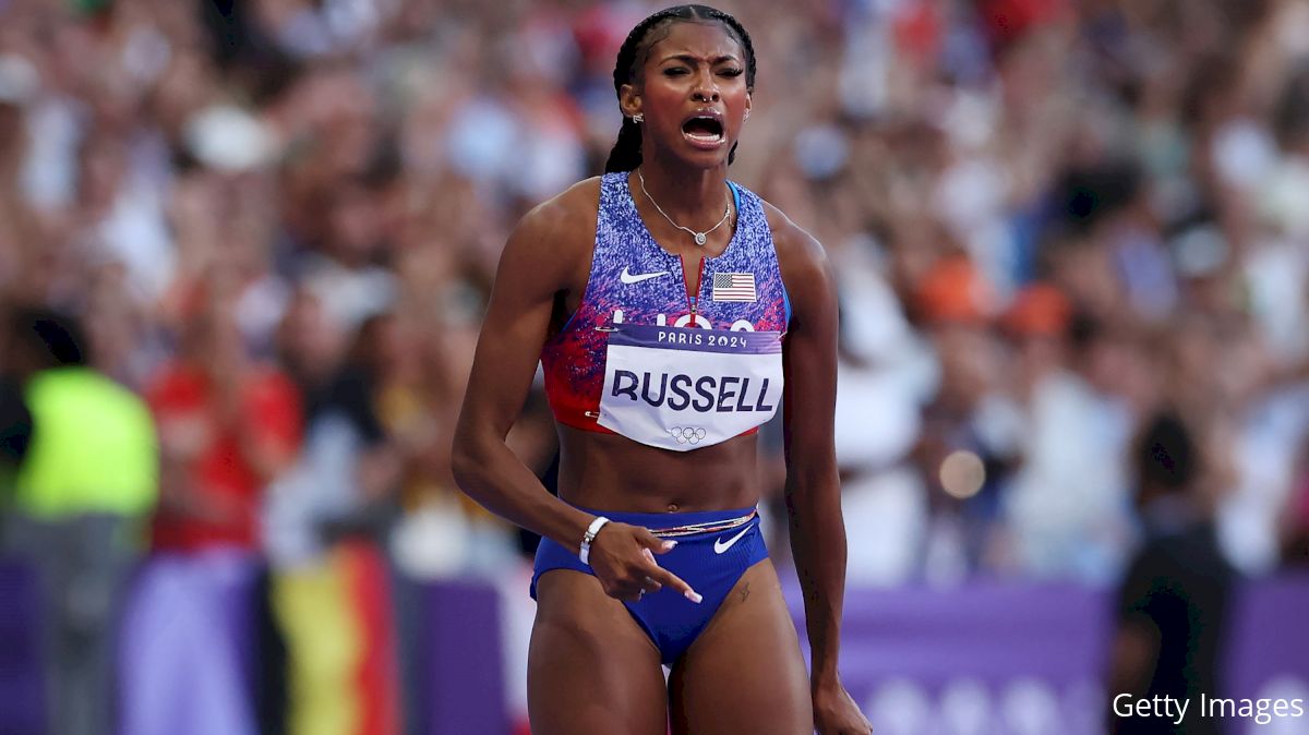 U.S. Star Masai Russell Claims Olympic Title In 100 Meter Hurdles