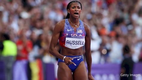 U.S. Star Masai Russell Claims Olympic Title In 100 Meter Hurdles