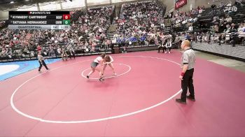 3A 155 lbs Quarterfinal - Tatyana Hernandez, Canyon View vs Kynnedy Cartright, North Sanpete