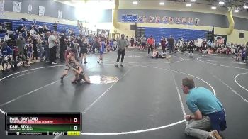 61 lbs Cons. Round 3 - Paul Gaylord, Spartanburg Wrestling Academy vs Karl Stoll, Carolina Reapers