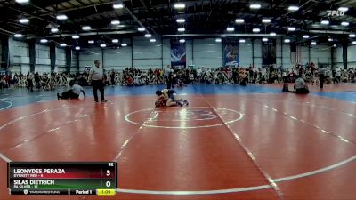 92 lbs Rd# 4- 2:00pm Friday Final Pool - Silas Dietrich, PA Silver vs Leonydes Peraza, Dynasty RED