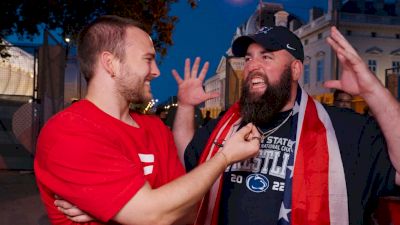 Team USA Fans In Paris Were HYPE After Dake's Crazy Comeback And Blades Made The Olympic Finals