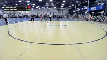 165 lbs Consolation - Johnny Snyder, MD vs Mason Martinez, NJ