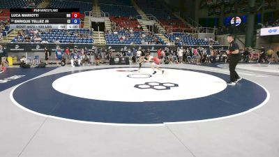 100 lbs Champ. Rd Of 64 - Luca Mariotti, Minnesota vs Enrique Tellez Jr, Kansas