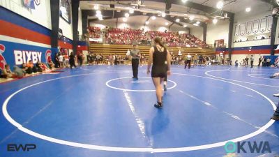 145 lbs Rr Rnd 2 - Milana Hill, Coweta Tiger Wrestling vs Riley Woods, Salina Wrestling Club