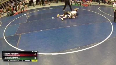 59 lbs Cons. Round 3 - Bryan Mecham, Cougars Wrestling Club vs Jarett Baxter, Fremont Wrestling Club