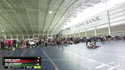 83 lbs Quarters & Wb (16 Team) - Xavier Talmich, Colorado Xtreme vs Tallon Hembury, South Central Utah