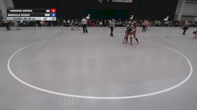 190 lbs Champ. Rd Of 16 - Addison Arvdal, 308 Wrestling Academy vs Makayla Ocean, Wrestling University